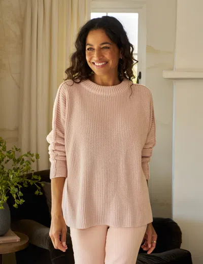 Frank & Eileen Montecito Sweater In Pink