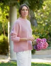 Frank & Eileen Montecito Sweater In Pink