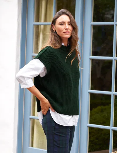 Frank & Eileen Montecito Vest In Green