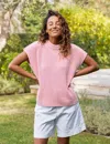 Frank & Eileen Montecito Vest In Pink