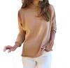 Frank & Eileen Monterey Sweater In Camel In Brown