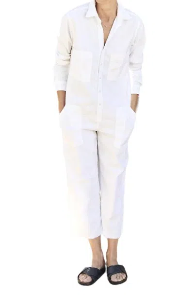 Frank & Eileen Northern Jumpsuit In White