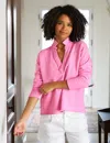 Frank & Eileen Patrick Popover Henley Pink Lemonade In Pink