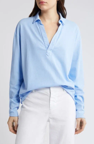 Frank & Eileen Patrick Popover Henley In Blue