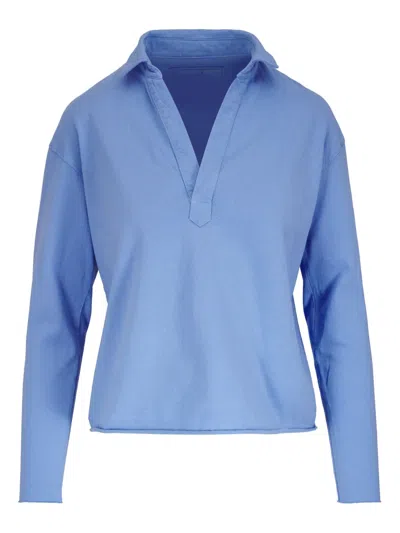 Frank & Eileen Patrick Popover Henley In Blue