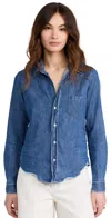 Frank & Eileen Tailored Button Up Shirt Vintage Stonewashed Indigo In Vintage Stonewashed Indigo