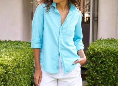 Frank & Eileen The Eileen Relaxed Button Up Shirt In Ocean In Blue