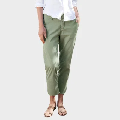 Frank & Eileen Women's Wicklow Italian Chino Pant In Sage