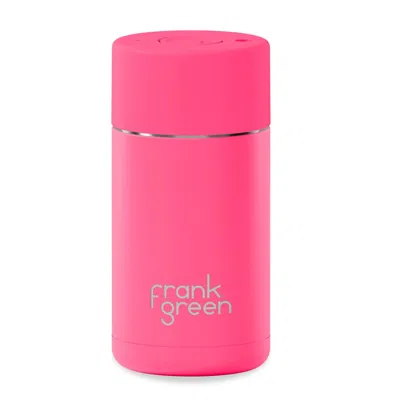 Frank Green 12oz Ceramic Reusable Cup Neon Pink