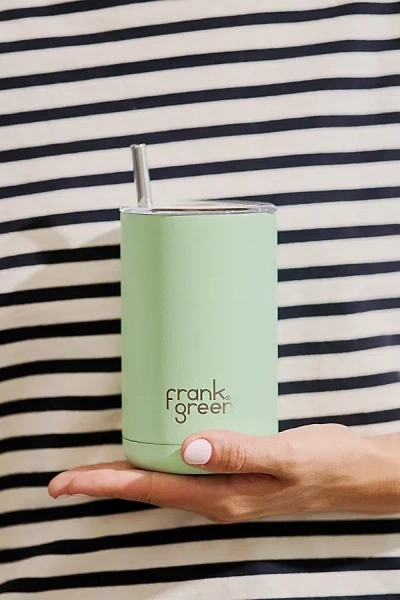 Frank Green 15 oz Reusable Coffee Cup + Straw Set In Mint Gelato At Urban Outfitters