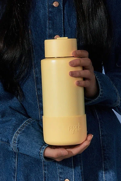 Frank Green 16 oz Reusable Bumper Guard In Buttermilk At Urban Outfitters