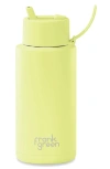 Frank Green 34-ounce Water Bottle In Yellow