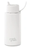 Frank Green 34-ounce Water Bottle In White