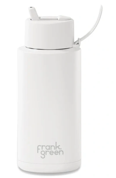Frank Green 34-ounce Water Bottle In White