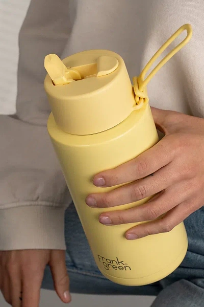 Frank Green Ceramic 34 oz Insulated Bottle In Buttermilk At Urban Outfitters