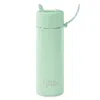 Frank Green Green 20oz Stainless Steel Ceramic Reusable Bottle Mint Gelato With Flip Straw Lid In Green