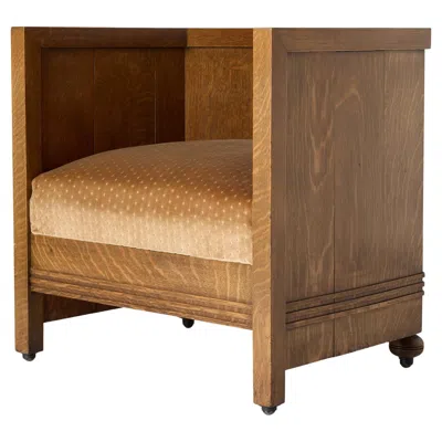 Pre-owned Frank Lloyd Wright Barrel Chair From The B. Harley Bradley House By  In Brown