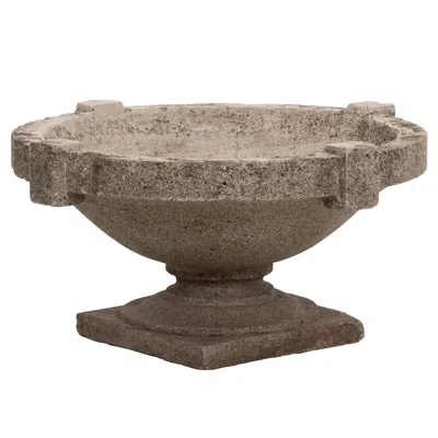 Pre-owned Frank Lloyd Wright Concrete Planter From  Coonley House In Gray