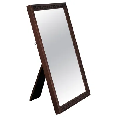 Pre-owned Frank Lloyd Wright For Henredon Table Mirror In Brown