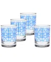 Frank Lloyd Wright Millard Block Double Old Fashioned Glasses, Set Of 4