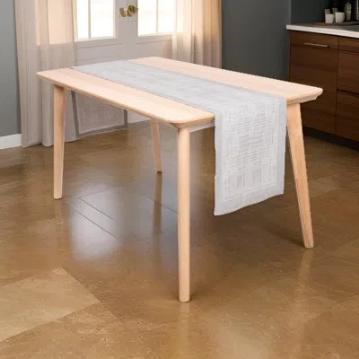 Frank Lloyd Wright Oak Park Jacquard Runner In Gray