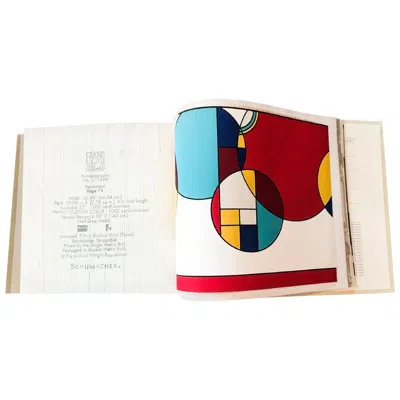 Pre-owned Frank Lloyd Wright Schumacher Wallcovering Catalogue Reference, 1986 1999 In Sand