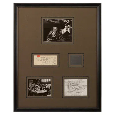 Pre-owned Frank Lloyd Wright Signature Collage In Black