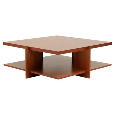 Pre-owned Frank Lloyd Wright Table Basse Par  Pour Cassina In Brown