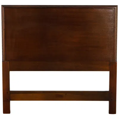 Pre-owned Frank Lloyd Wright 'taliesin' Mahogany Twin Sized Bed Headboard By , 1955, Signed In Brown