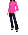 Frank Lyman Bell Sleeves Top In Pink In Pink