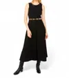 Frank Lyman Belted Full-length Jumpsuit In Black In Black