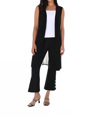 Frank Lyman Birgit Pant With Rivet Embellishments In Black