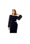 Frank Lyman Blue Woman  258001 Elegant In Black