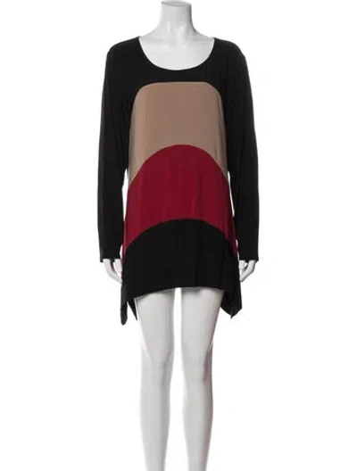 Pre-owned Frank Lyman Colorblock Pattern Mini Dress In Multi