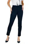 Frank Lyman Comfortable Straight Leg Jeans In Navy In Blue