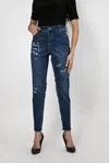 Frank Lyman Denim Jeans In Blue In Blue