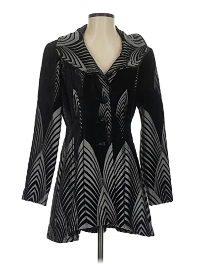 Pre-owned Frank Lyman Design Blazer Jacket In Black