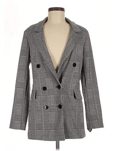 Pre-owned Frank Lyman Design Blazer Jacket In Gray