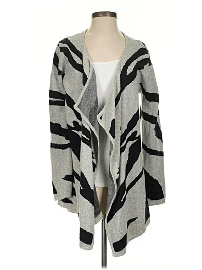 Pre-owned Frank Lyman Design Cardigan Sweater In Gray