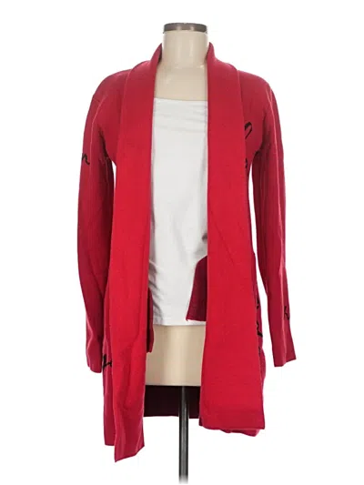 Pre-owned Frank Lyman Design Cardigan Sweater In Red