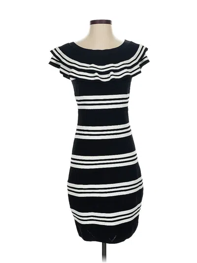 Pre-owned Frank Lyman Design Casual Dress In Black