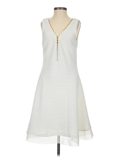 Pre-owned Frank Lyman Design Cocktail Dress In Ivory