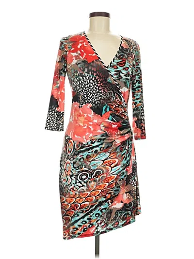 Pre-owned Frank Lyman Design Cocktail Dress In Teal