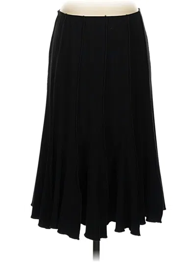 Pre-owned Frank Lyman Design Formal Skirt In Black