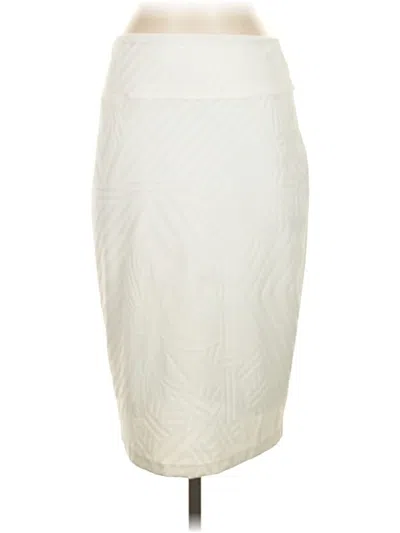 Pre-owned Frank Lyman Design Formal Skirt In Ivory