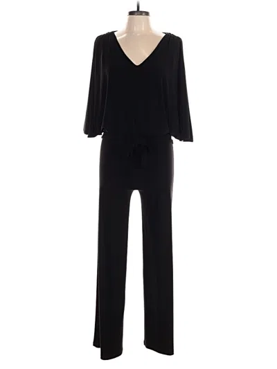 Pre-owned Frank Lyman Design Jumpsuit In Black