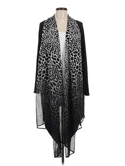 Pre-owned Frank Lyman Design Kimono In Black