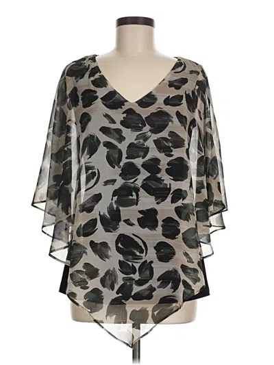 Pre-owned Frank Lyman Design Poncho In Tan