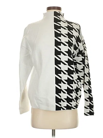 Pre-owned Frank Lyman Design Pullover Sweater In Silver