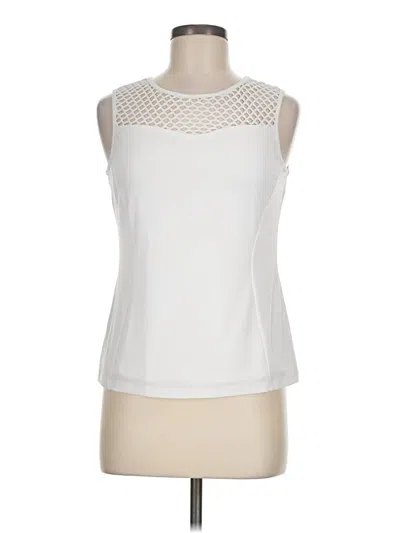 Pre-owned Frank Lyman Design Sleeveless Blouse In Ivory